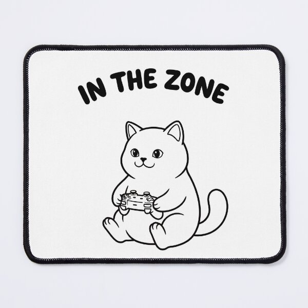 Item preview, In the Zone - Cute Cat T-Shirt designed and sold by LoFizzy.