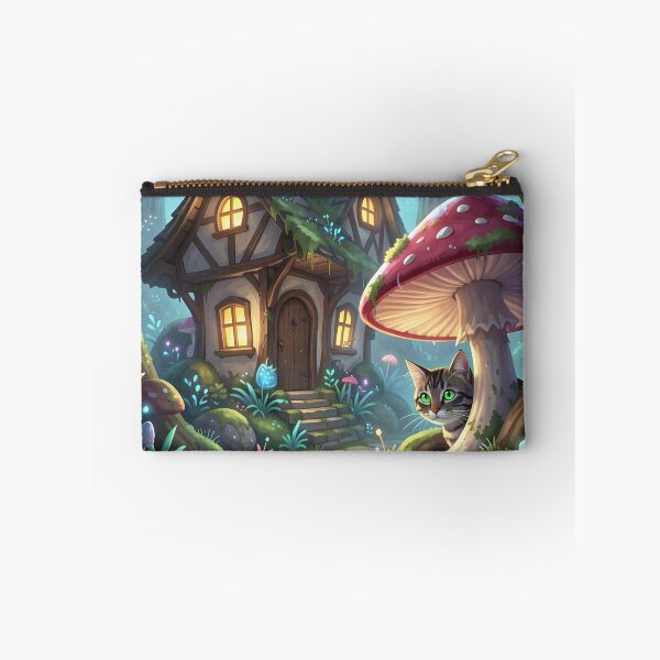 Item preview, Enchanted Forest Cottage and it's Watch-cat designed and sold by Fanta-sticky.