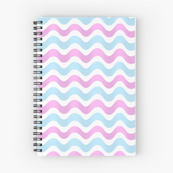 Item preview, 3D Abstract wave pattern- Blue and pink shade designed and sold by Pattern Petals.