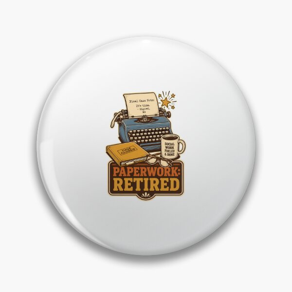Item preview, Retired Social Worker Vintage Retirement Humor Design designed and sold by AMICO77.