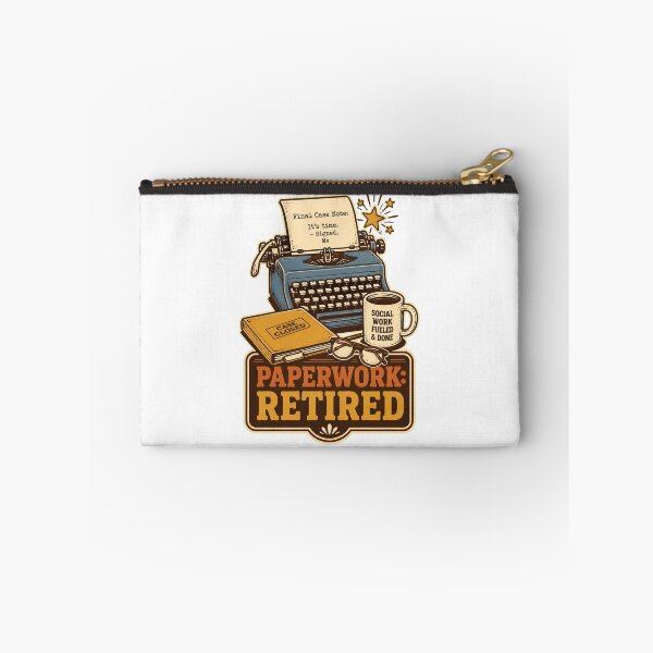 Item preview, Retired Social Worker Vintage Retirement Humor Design designed and sold by AMICO77.