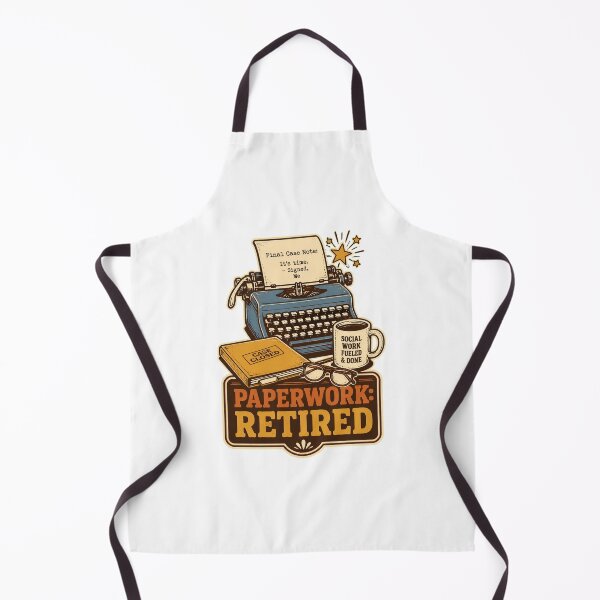 Item preview, Retired Social Worker Vintage Retirement Humor Design designed and sold by AMICO77.