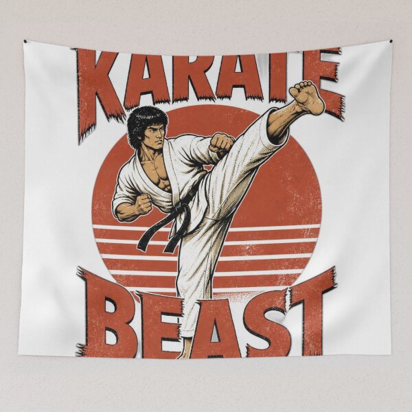Item preview, Karate Beast Vintage Martial Arts designed and sold by Martial-Art-23.