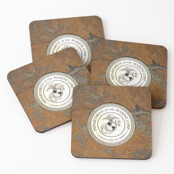 Item preview, Marine Corps Emblem on Stone designed and sold by Cynthia48.