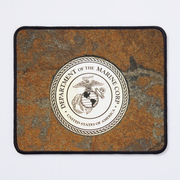 Item preview, Marine Corps Emblem on Stone designed and sold by Cynthia48.