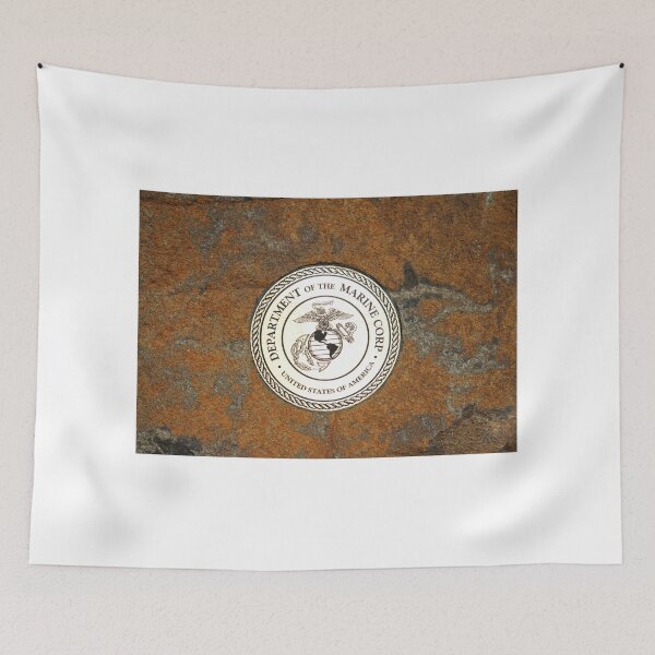 Item preview, Marine Corps Emblem on Stone designed and sold by Cynthia48.