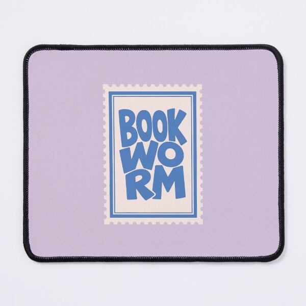 Item preview, Book Wormr: Retro Stamp Bookish Decor designed and sold by oneofthesedayys.