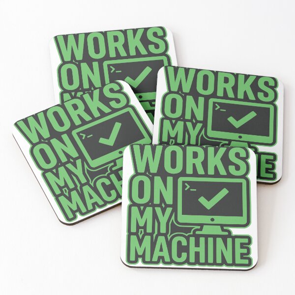 Item preview, Works On My Machine Funny Programmer Gift Developer Humor Design designed and sold by Ixnor.