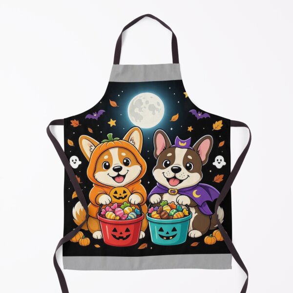 Item preview, Cute Corgi & French Bulldog Trick or Treat Halloween designed and sold by WordWearTees.