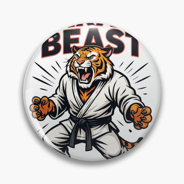 Item preview, Karate Beast Tiger Warrior designed and sold by Martial-Art-23.