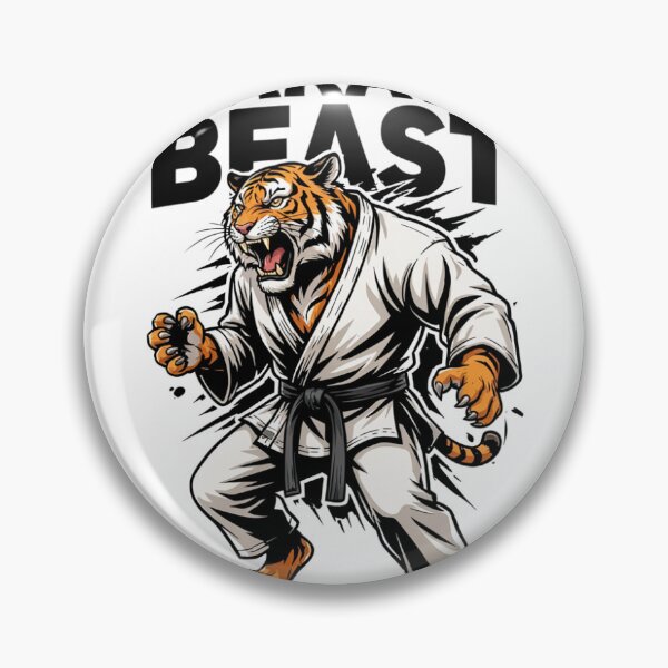 Item preview, Karate Beast Tiger Warrior designed and sold by Martial-Art-23.
