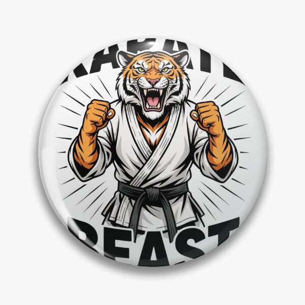Item preview, Karate Beast Tiger Warrior designed and sold by Martial-Art-23.
