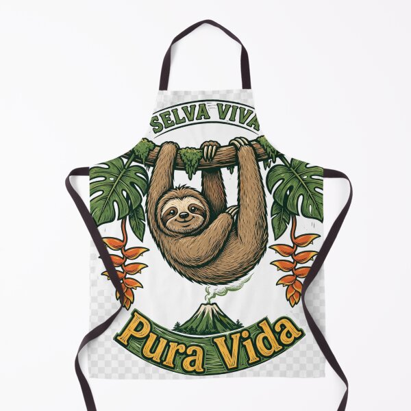 Item preview, Pura Vida Costa Rica Living Jungle Sloth designed and sold by FantasyPearl.