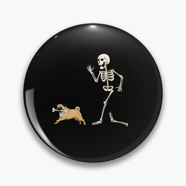 Item preview, Funny Dog Skeleton Hand Boop Halloween Pug Dog designed and sold by Rahamkshop.