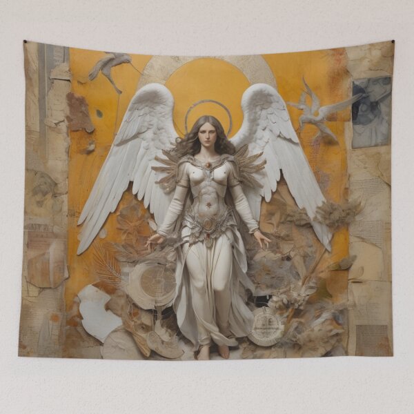 Item preview, Radiant Archangel Rising From Darkness designed and sold by GenesisArtis.