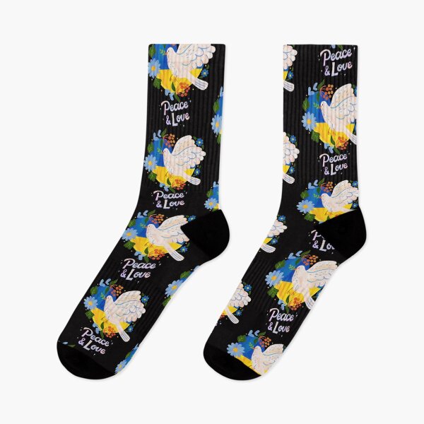 Item preview, Peace and Love White Dove Floral Design designed and sold by NikBrin Prevail .