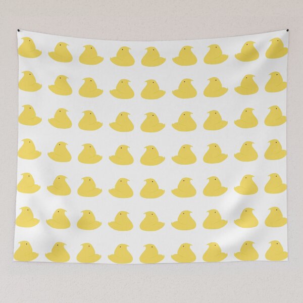 Item preview, Yellow Easter Marshmallow Candy, Marshmallow Birds Pattern designed and sold by bestggraphico.