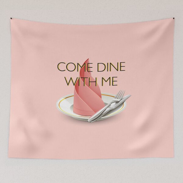 Item preview, Come Dine With Me (on Pinky-Peach) designed and sold by PawsitiveMum3.