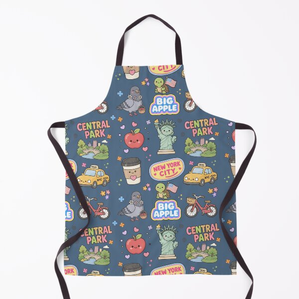 Item preview, NYC Cute Collage Pastel Seamless Pattern designed and sold by HowToCanadian.