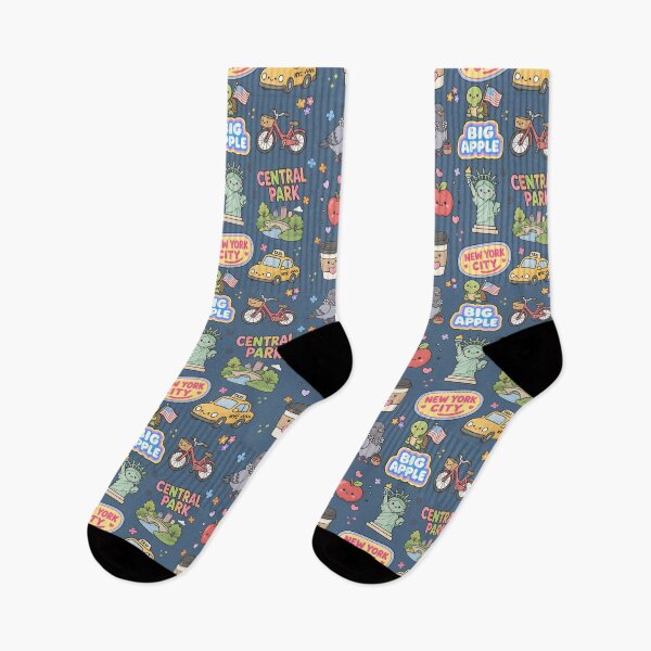 Item preview, NYC Cute Collage Pastel Seamless Pattern designed and sold by HowToCanadian.