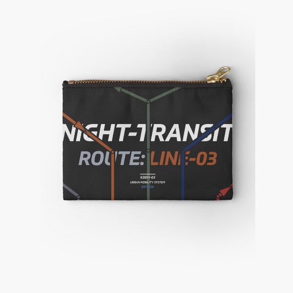 Item preview, Night Transit System Map - Route Line 03 |  Isometric Schematic designed and sold by KozbiDesign.