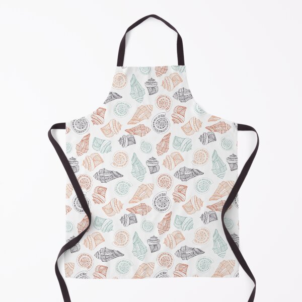 Item preview, Seashells Seamless Pattern | Cute Coastal Ocean Shell Design | Soft Beach Aesthetic Print designed and sold by 805VibeWear.