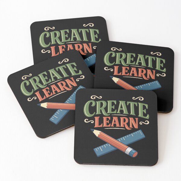Item preview, Create Learn Pencil & Ruler – Educational Gift designed and sold by stylishdzign.