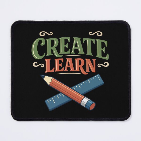 Item preview, Create Learn Pencil & Ruler – Educational Gift designed and sold by stylishdzign.