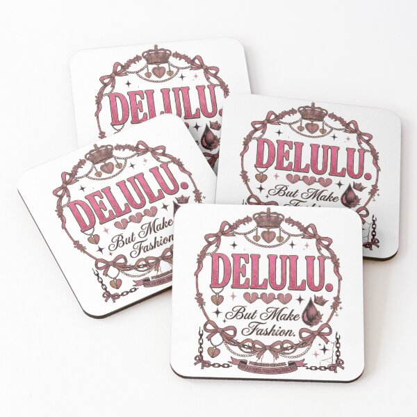 Item preview, Delulu But Make It Fashion Pink Glitter Coquette Design designed and sold by InkroarCo.