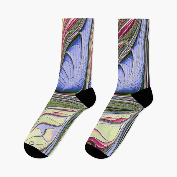 Item preview, Stained Glass Arch Triptych Abstract Fractal designed and sold by pinkal.