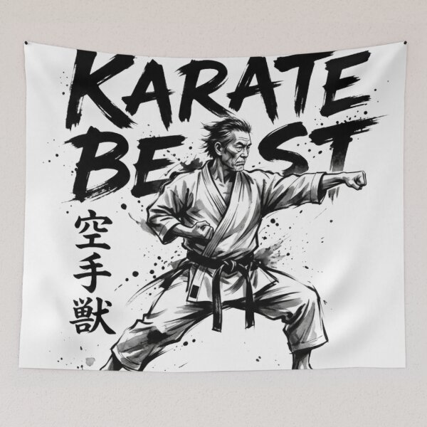 Item preview, Karate Beast Japanese Ink designed and sold by Martial-Art-23.