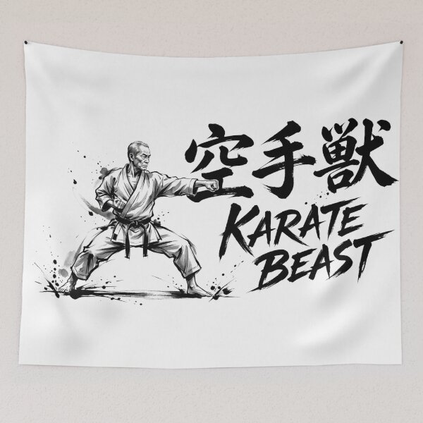 Item preview, Karate Beast Japanese Ink designed and sold by Martial-Art-23.