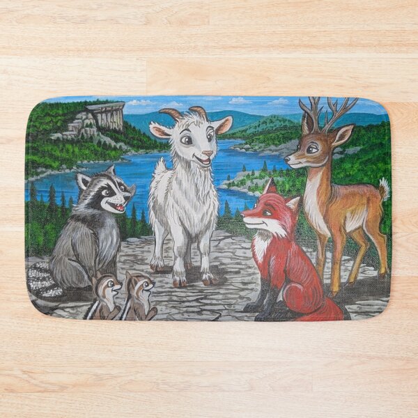 Item preview, CRISCO meets some other animals at the lake  designed and sold by Matt Starr Fine Art .