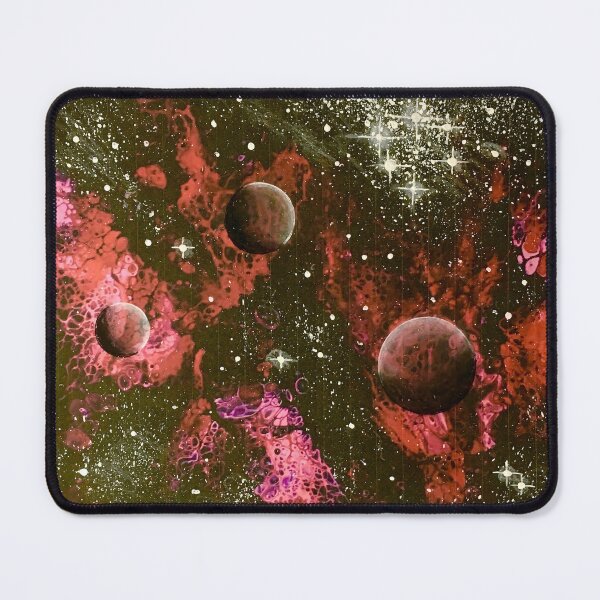 Item preview, Red nebula with planets designed and sold by Fred  Terpe.