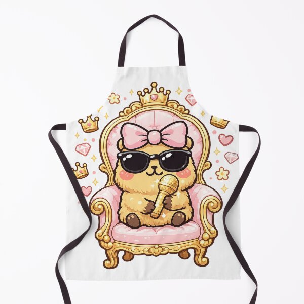 Item preview, Jennie Superstar Vibes Cute Kawaii Capybara Queen Design designed and sold by NovaMoodCo.