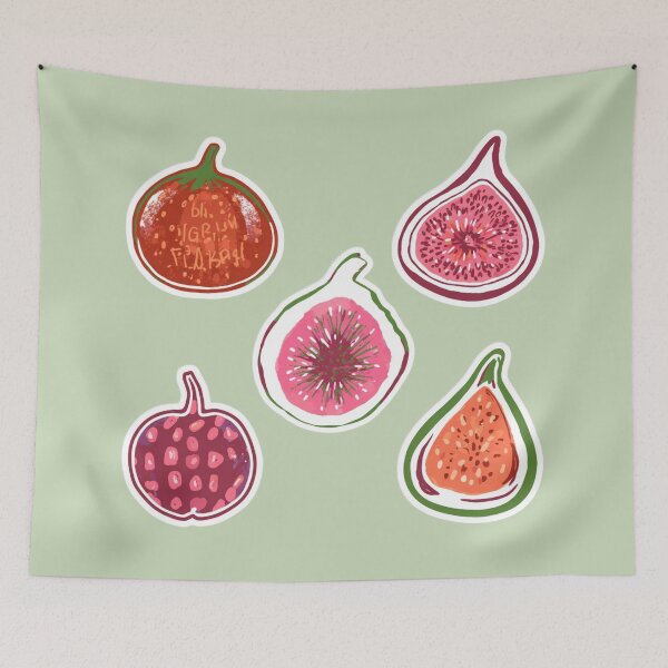Item preview, Botanical Fig Collection Illustration designed and sold by bosamji.