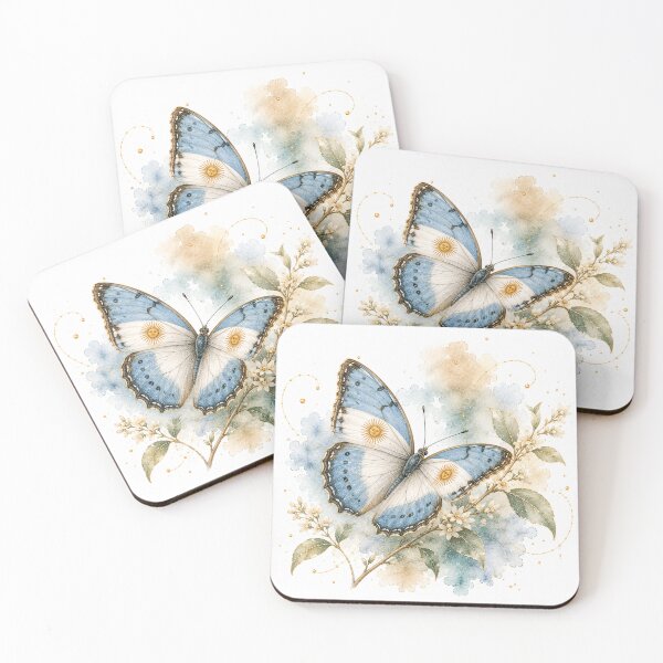 Item preview, Argentine Flag Butterfly – Light Blue and White Beauty designed and sold by Esencia Argentina.