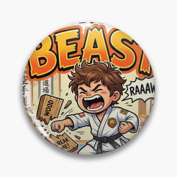 Item preview, Funny Karate Beast designed and sold by Martial-Art-23.