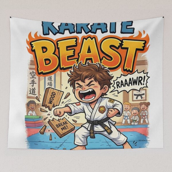 Item preview, Funny Karate Beast designed and sold by Martial-Art-23.