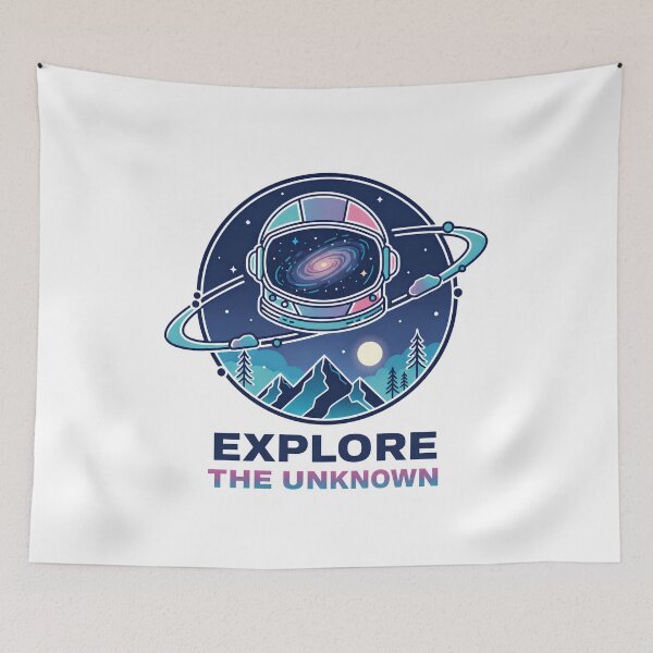 Item preview, Explore the Unknown – Astronaut Helmet Space Adventure designed and sold by PT PROJECT.