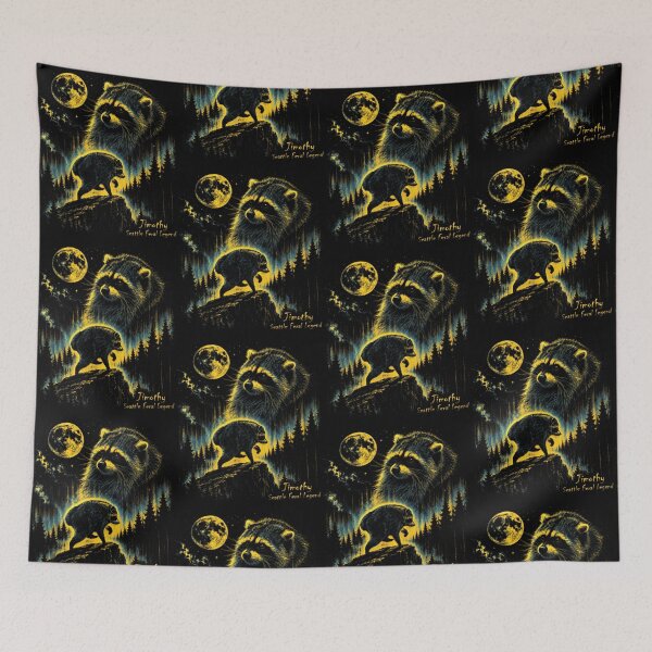 Item preview, Jimothy Raccoon Vintage 90s Moon designed and sold by Norwoodgo.
