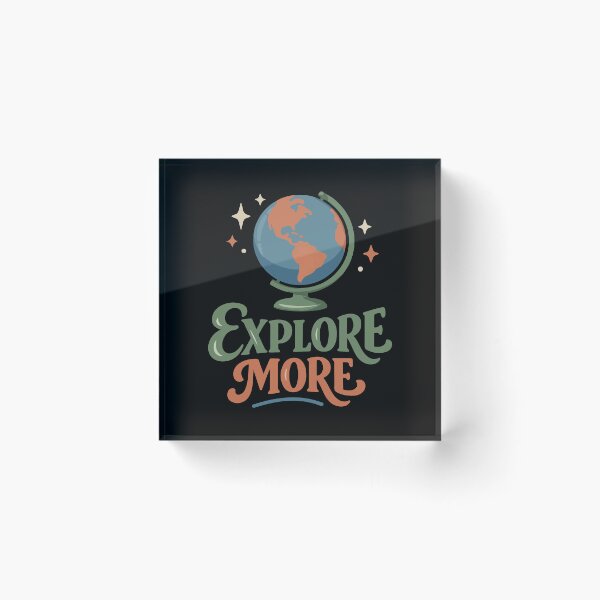 Item preview, Explore More Globe – Travel Gift designed and sold by stylishdzign.