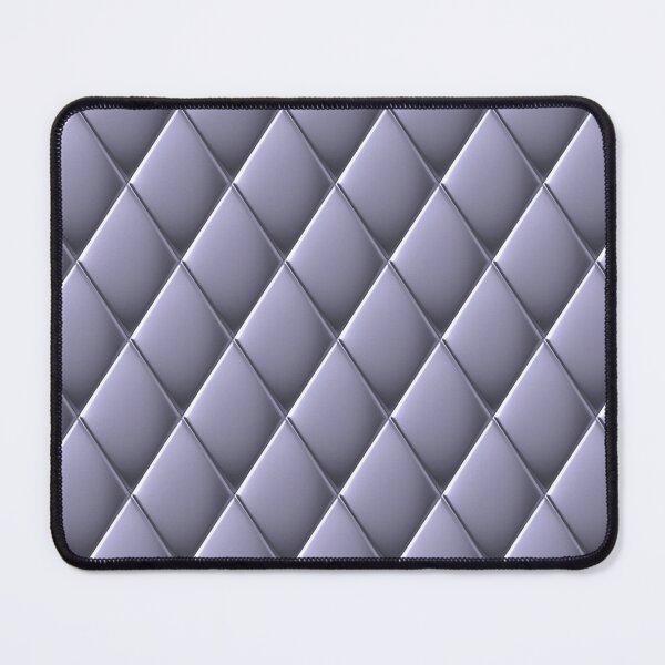Item preview, Silver Blue Metallic Diamond Quilted Geometric Pattern designed and sold by Sybille-Yates.