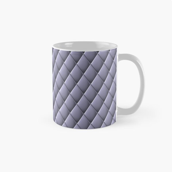 Item preview, Silver Blue Metallic Diamond Quilted Geometric Pattern designed and sold by Sybille-Yates.