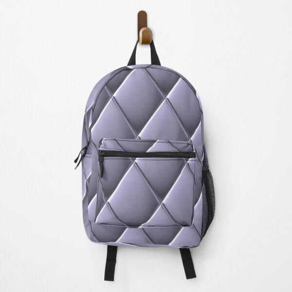 Item preview, Silver Blue Metallic Diamond Quilted Geometric Pattern designed and sold by Sybille-Yates.