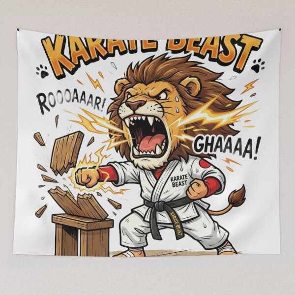 Item preview, Funny Karate Beast designed and sold by Martial-Art-23.