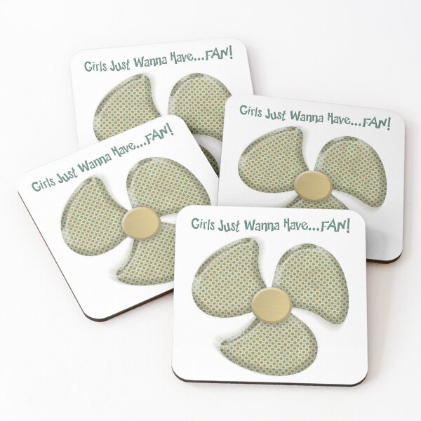 Item preview, GIRLS JUST WANNA HAVE...FAN! designed and sold by Art2Be-Studio.