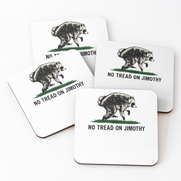 Item preview, Jimothy Raccoon Funny No Tread On Jimothy Meme   designed and sold by Norwoodgo.