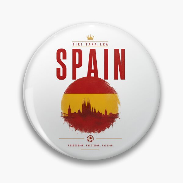 Item preview, Spain Tiki Taka Era - Vintage Football Soccer Graphic designed and sold by Velouria Universe.