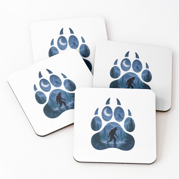Item preview, Bigfoot Bear Paw Night designed and sold by DariaOltes.